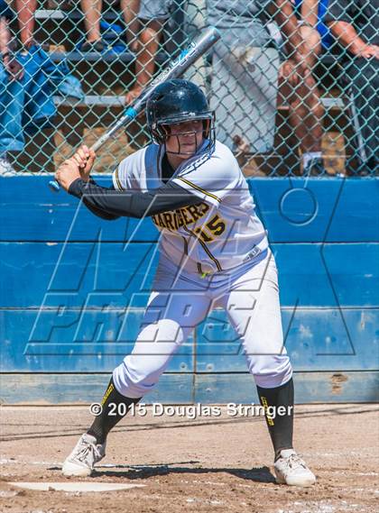 Thumbnail 3 in Wilcox vs. San Benito  (CIF CCS Girls Division 1 Softball Final) photogallery.