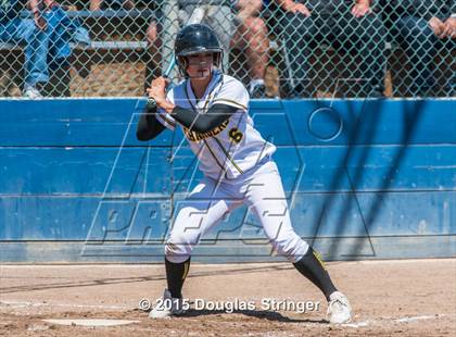 Thumbnail 1 in Wilcox vs. San Benito  (CIF CCS Girls Division 1 Softball Final) photogallery.