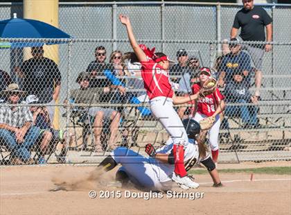 Thumbnail 1 in Wilcox vs. San Benito  (CIF CCS Girls Division 1 Softball Final) photogallery.