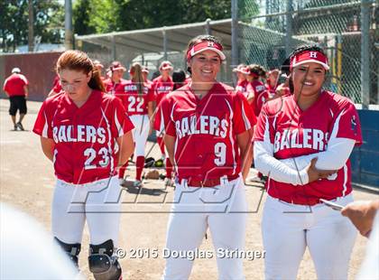 Thumbnail 1 in Wilcox vs. San Benito  (CIF CCS Girls Division 1 Softball Final) photogallery.