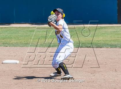 Thumbnail 1 in Wilcox vs. San Benito  (CIF CCS Girls Division 1 Softball Final) photogallery.