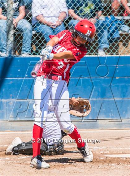 Thumbnail 3 in Wilcox vs. San Benito  (CIF CCS Girls Division 1 Softball Final) photogallery.