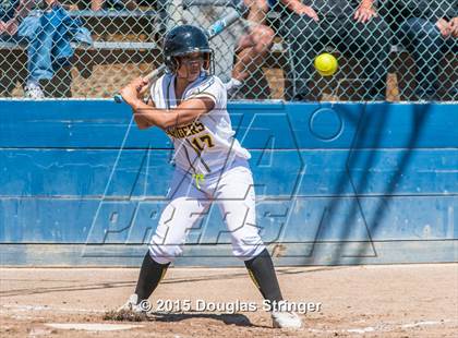 Thumbnail 1 in Wilcox vs. San Benito  (CIF CCS Girls Division 1 Softball Final) photogallery.