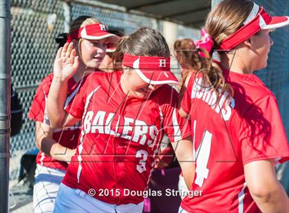 Thumbnail 1 in Wilcox vs. San Benito  (CIF CCS Girls Division 1 Softball Final) photogallery.