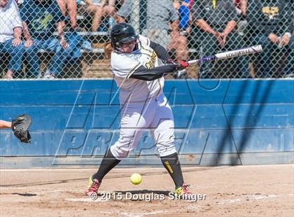 Thumbnail 1 in Wilcox vs. San Benito  (CIF CCS Girls Division 1 Softball Final) photogallery.