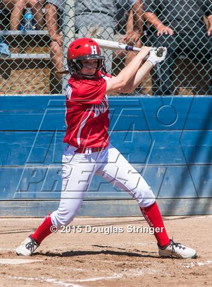 Thumbnail 2 in Wilcox vs. San Benito  (CIF CCS Girls Division 1 Softball Final) photogallery.