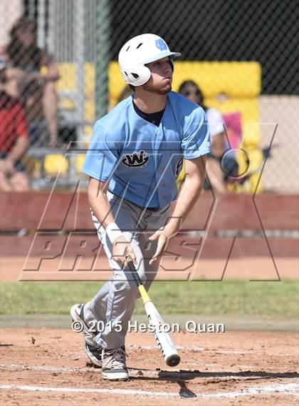 Thumbnail 3 in Greeley West vs. Woods Cross (Anaheim Lions Tournament) photogallery.