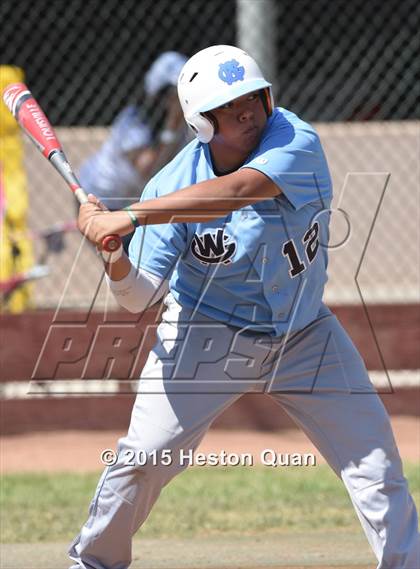 Thumbnail 3 in Greeley West vs. Woods Cross (Anaheim Lions Tournament) photogallery.