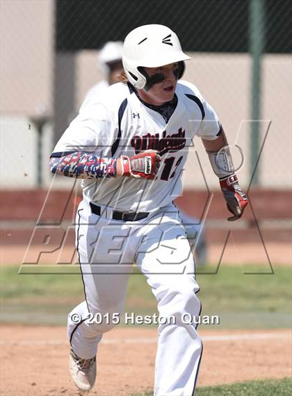 Thumbnail 2 in Greeley West vs. Woods Cross (Anaheim Lions Tournament) photogallery.