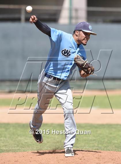 Thumbnail 3 in Greeley West vs. Woods Cross (Anaheim Lions Tournament) photogallery.