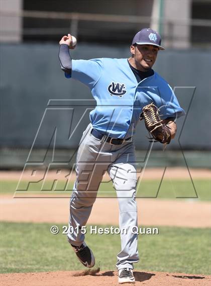 Thumbnail 1 in Greeley West vs. Woods Cross (Anaheim Lions Tournament) photogallery.