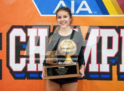 Thumbnail 1 in Notre Dame Prep vs. Salpointe Catholic (AIA 4A Final Awards) photogallery.