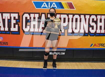 Thumbnail 1 in Notre Dame Prep vs. Salpointe Catholic (AIA 4A Final Awards) photogallery.