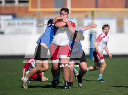 Thumbnail 3 in Clayton VS Charlotte Catholic photogallery.
