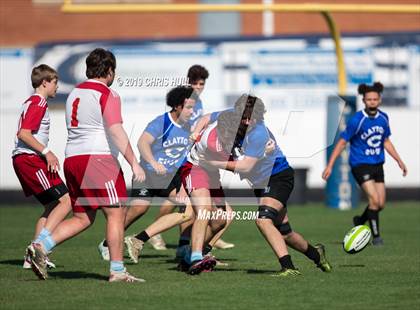 Thumbnail 2 in Clayton VS Charlotte Catholic photogallery.