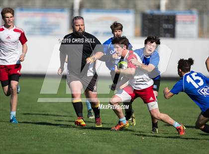 Thumbnail 2 in Clayton VS Charlotte Catholic photogallery.