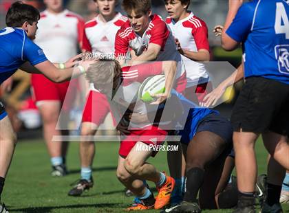 Thumbnail 2 in Clayton VS Charlotte Catholic photogallery.