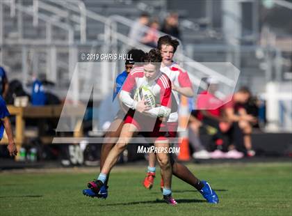 Thumbnail 2 in Clayton VS Charlotte Catholic photogallery.