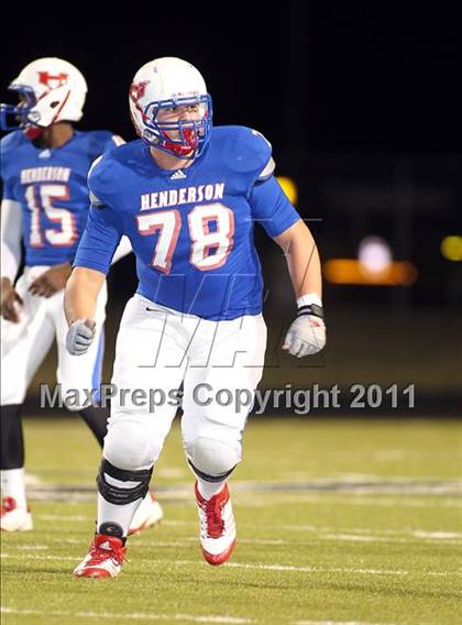 Thumbnail 2 in Paris vs. Henderson (3A Division 1 Region 2 Bi-District) photogallery.