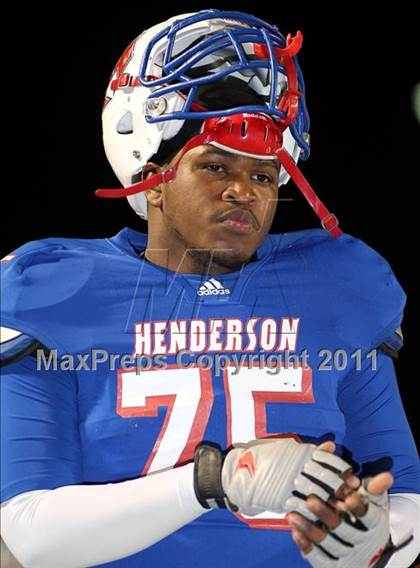 Thumbnail 1 in Paris vs. Henderson (3A Division 1 Region 2 Bi-District) photogallery.