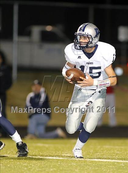 Thumbnail 2 in Paris vs. Henderson (3A Division 1 Region 2 Bi-District) photogallery.