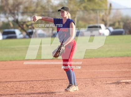 Thumbnail 2 in Pima vs Coolidge (Chandler Prep Softball Classic Gold Final) photogallery.