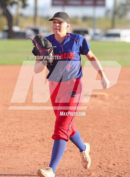 Thumbnail 1 in Pima vs Coolidge (Chandler Prep Softball Classic Gold Final) photogallery.