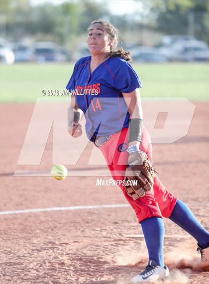 Thumbnail 3 in Pima vs Coolidge (Chandler Prep Softball Classic Gold Final) photogallery.