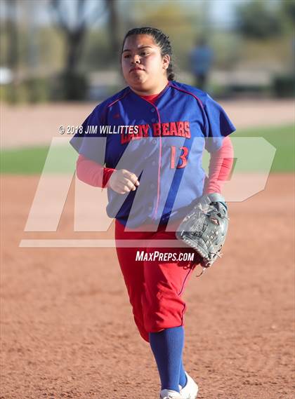 Thumbnail 2 in Pima vs Coolidge (Chandler Prep Softball Classic Gold Final) photogallery.