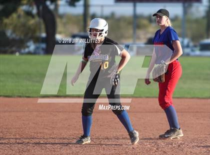 Thumbnail 2 in Pima vs Coolidge (Chandler Prep Softball Classic Gold Final) photogallery.