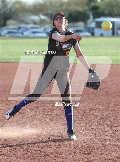 Thumbnail 1 in Pima vs Coolidge (Chandler Prep Softball Classic Gold Final) photogallery.
