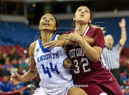 Thumbnail 2 in West Campus vs. Brookside Christian (CIF SJS D-4 Final) photogallery.