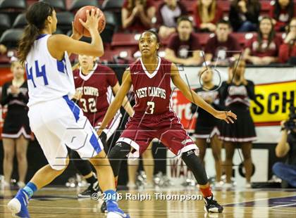 Thumbnail 2 in West Campus vs. Brookside Christian (CIF SJS D-4 Final) photogallery.