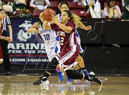 Thumbnail 2 in West Campus vs. Brookside Christian (CIF SJS D-4 Final) photogallery.