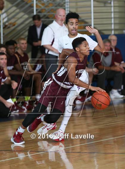 Thumbnail 2 in Don Bosco Prep vs Peachtree Ridge (Rotary Roundeball Classic) photogallery.
