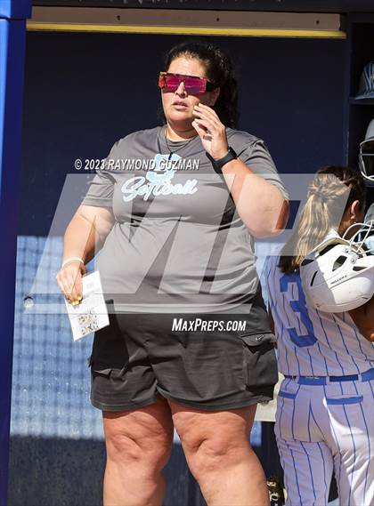 Thumbnail 1 in South @ Orcutt Academy-CIF CS Softball Championships-Division 6 photogallery.