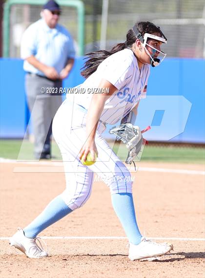 Thumbnail 2 in South @ Orcutt Academy-CIF CS Softball Championships-Division 6 photogallery.