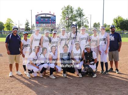 Thumbnail 3 in South @ Orcutt Academy-CIF CS Softball Championships-Division 6 photogallery.