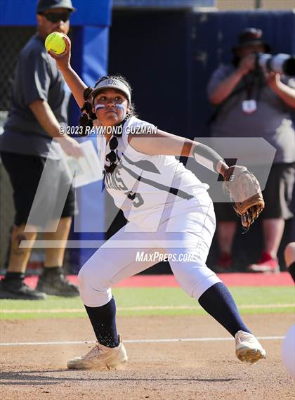 Thumbnail 2 in South @ Orcutt Academy-CIF CS Softball Championships-Division 6 photogallery.