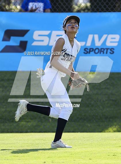 Thumbnail 1 in South @ Orcutt Academy-CIF CS Softball Championships-Division 6 photogallery.