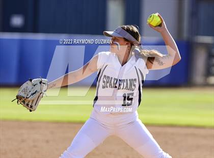 Thumbnail 1 in South @ Orcutt Academy-CIF CS Softball Championships-Division 6 photogallery.