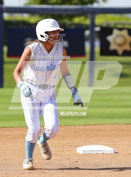 Thumbnail 2 in South @ Orcutt Academy-CIF CS Softball Championships-Division 6 photogallery.