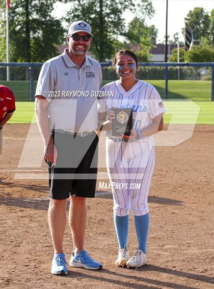 Thumbnail 3 in South @ Orcutt Academy-CIF CS Softball Championships-Division 6 photogallery.
