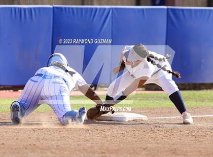 Thumbnail 3 in South @ Orcutt Academy-CIF CS Softball Championships-Division 6 photogallery.