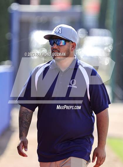 Thumbnail 3 in South @ Orcutt Academy-CIF CS Softball Championships-Division 6 photogallery.