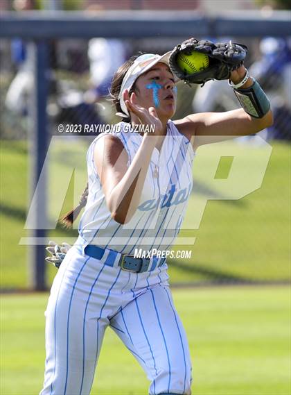 Thumbnail 3 in South @ Orcutt Academy-CIF CS Softball Championships-Division 6 photogallery.