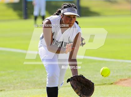 Thumbnail 3 in South @ Orcutt Academy-CIF CS Softball Championships-Division 6 photogallery.