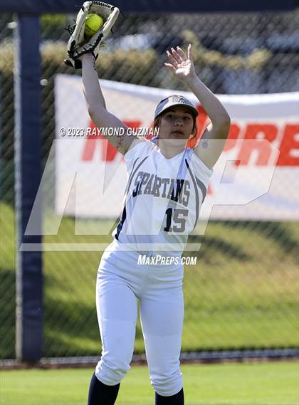 Thumbnail 1 in South @ Orcutt Academy-CIF CS Softball Championships-Division 6 photogallery.