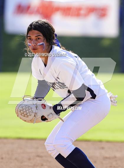 Thumbnail 3 in South @ Orcutt Academy-CIF CS Softball Championships-Division 6 photogallery.