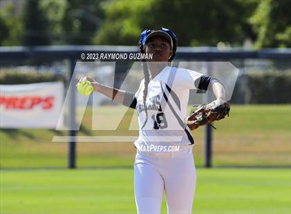 Thumbnail 1 in South @ Orcutt Academy-CIF CS Softball Championships-Division 6 photogallery.
